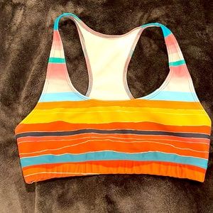 PopRageous Sports Bra size Small in excellent condition fits medium like new